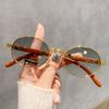 New Wood Grain Leg Sunglasses Fashion European American Women Sun Glasses Men Sunshade Sun Protection UV400 Glasses