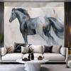 Мраморная лошадь настенная роспись обои гостиная столовая современная личность домашний декор фреска