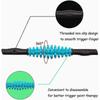 Massage Roller Stick, Cellulite Massager, Therapy Muscle Roller For Back, Fascia, Legs,foot, Neck Black(Blue)
