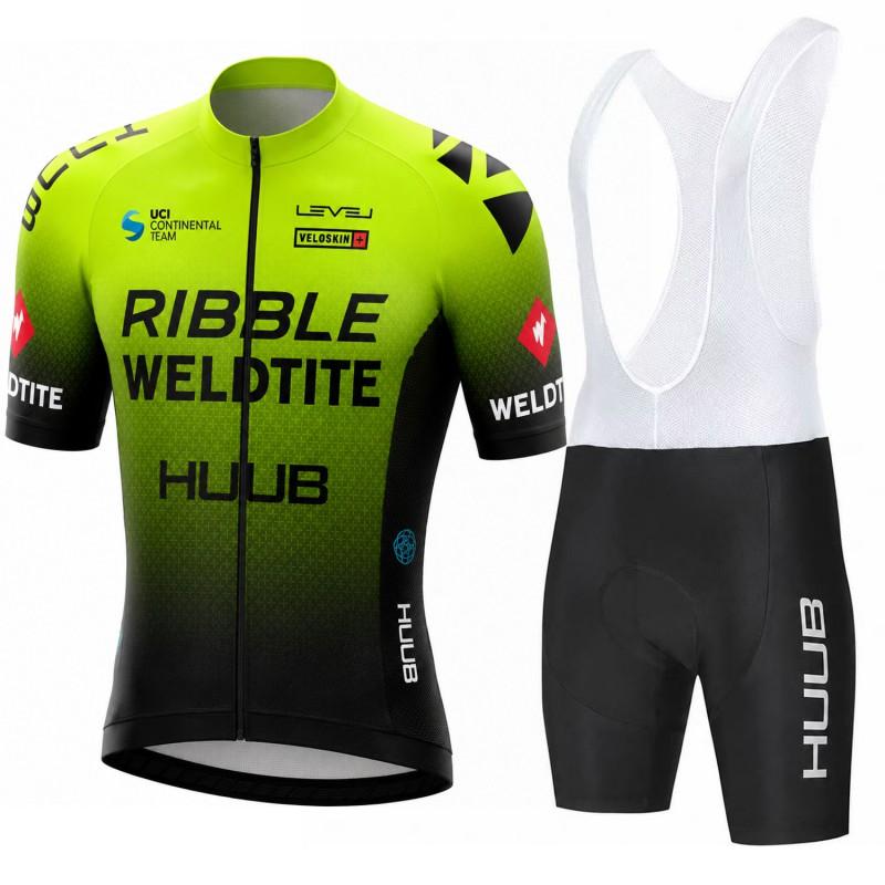 HUUB Short Sleeve Cycling Jersey Set Breathable Quick-Dry Performance Wear Men Women Ride