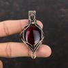 Red Fire Labradorite Pendant Copper Wire Wrapped Pendant Handmade Copper Jewelry Natural Gemstone Pendant Wire Wrapped Jewelry Gift For Her