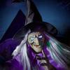Animatronic Witch Halloween Decorations 6ft Flying Witch On Broom With Scary Sounds And Lights For Garden Yard Lawn Decor