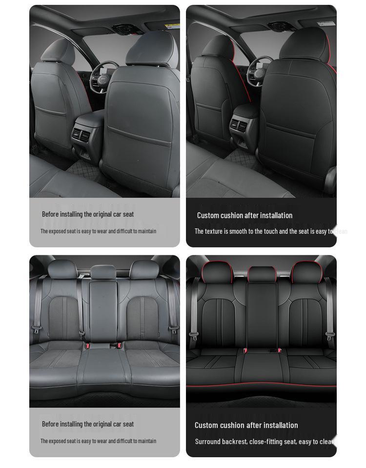 Кожаная подушка на сиденье автомобиля Sonata одиннадцатого поколения – Универсальная модель для четырех сезонов