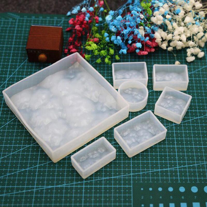 Волна силиконовая форма смола ремесло DIY ювелирные изделия резка форма кулон смола форма