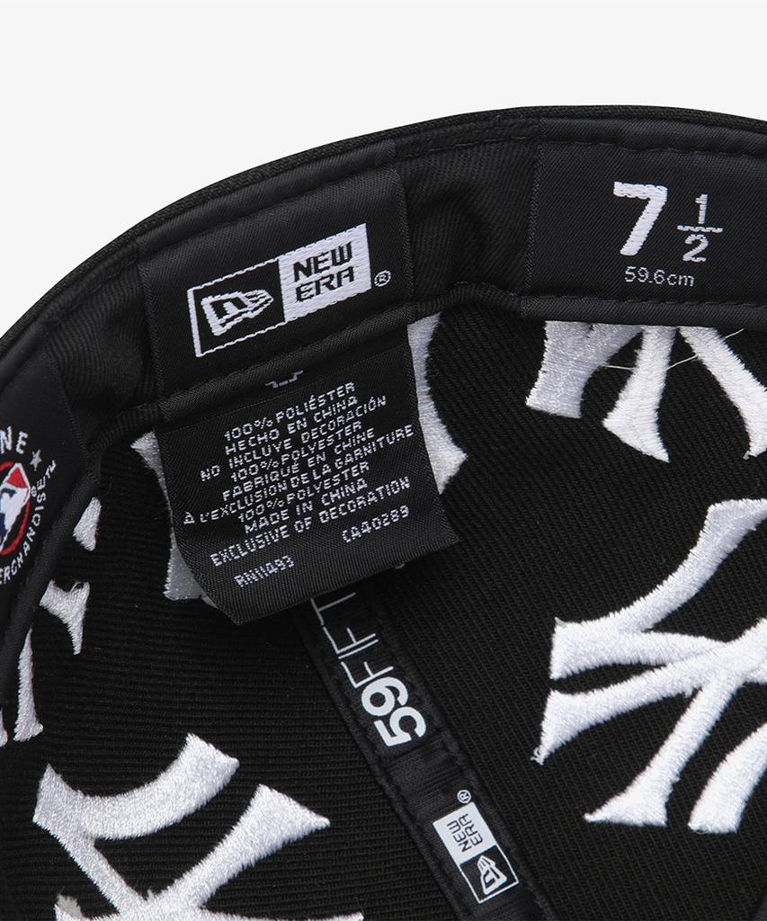 New Era 5950 Командный логотип по всей поверхности Нейян Черный