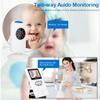 2.4 Inch Audio Video Wireless Baby Monitor Security Camera Baby Nanny Music Intercom Night Vision Temperature MonitoringA