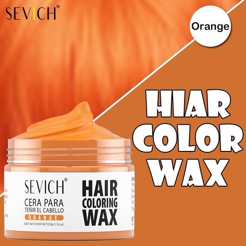 Воск для окрашивания волос 13 цветов 50 г SEVICH DIY Окрашивающая глина для волос Легко смываемая Краска для окрашивания бровей и бороды Временный крем для окрашивания волос