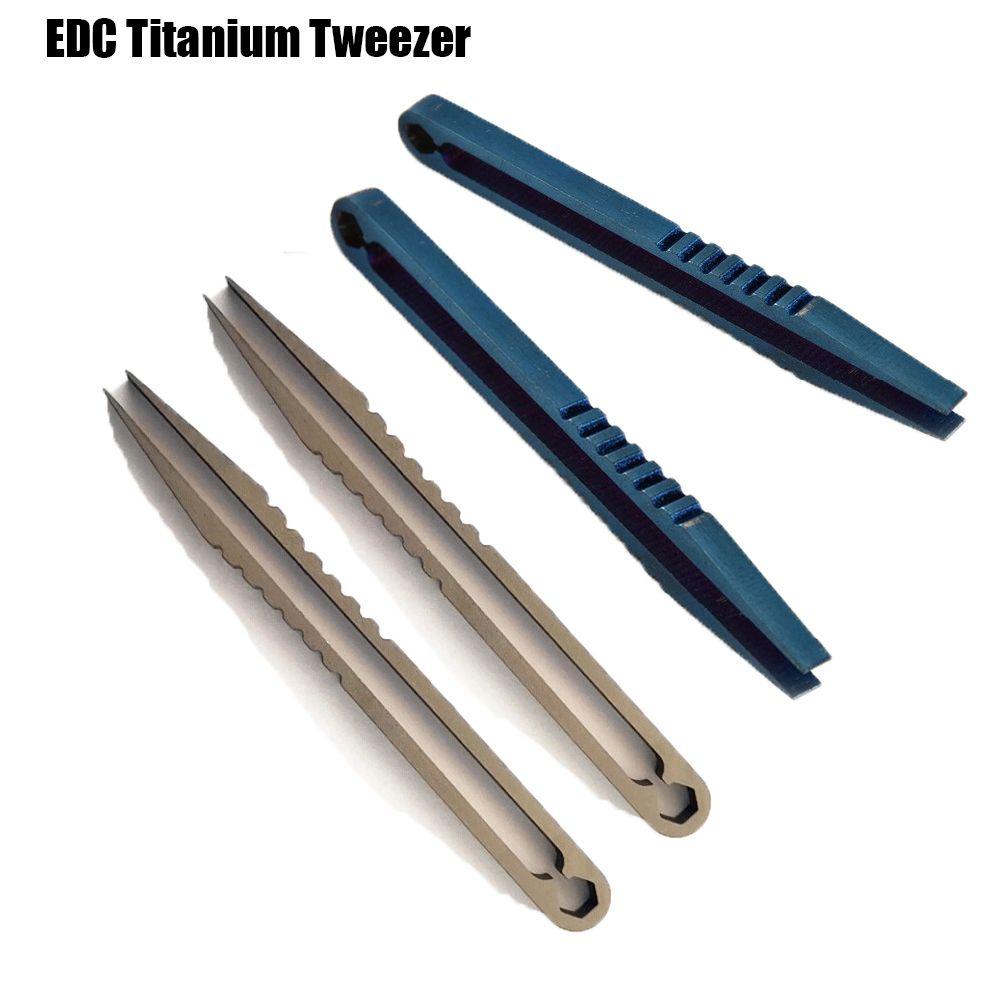 Инструмент для обслуживания Кемпинговый пинцет для кемпинга и отдыха на природе, титановый пинцет, зажимной зажим TC4, многоцелевой гаджет для повседневного использования