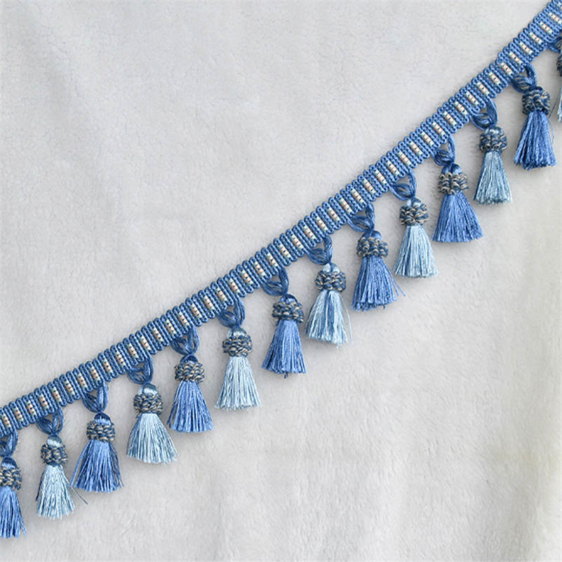 1 метр занавески украшение дома кисточка ремесло красочная бахрома отделка кружевная лента обивка