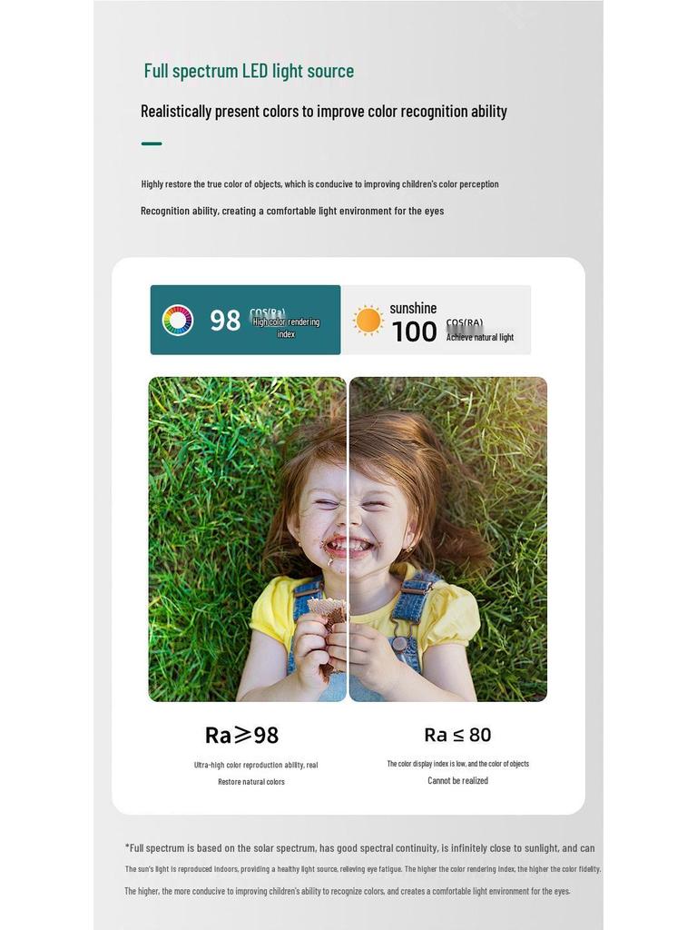 Full Spectrum Eye-Protection Study Floor Lamp for Children and Students