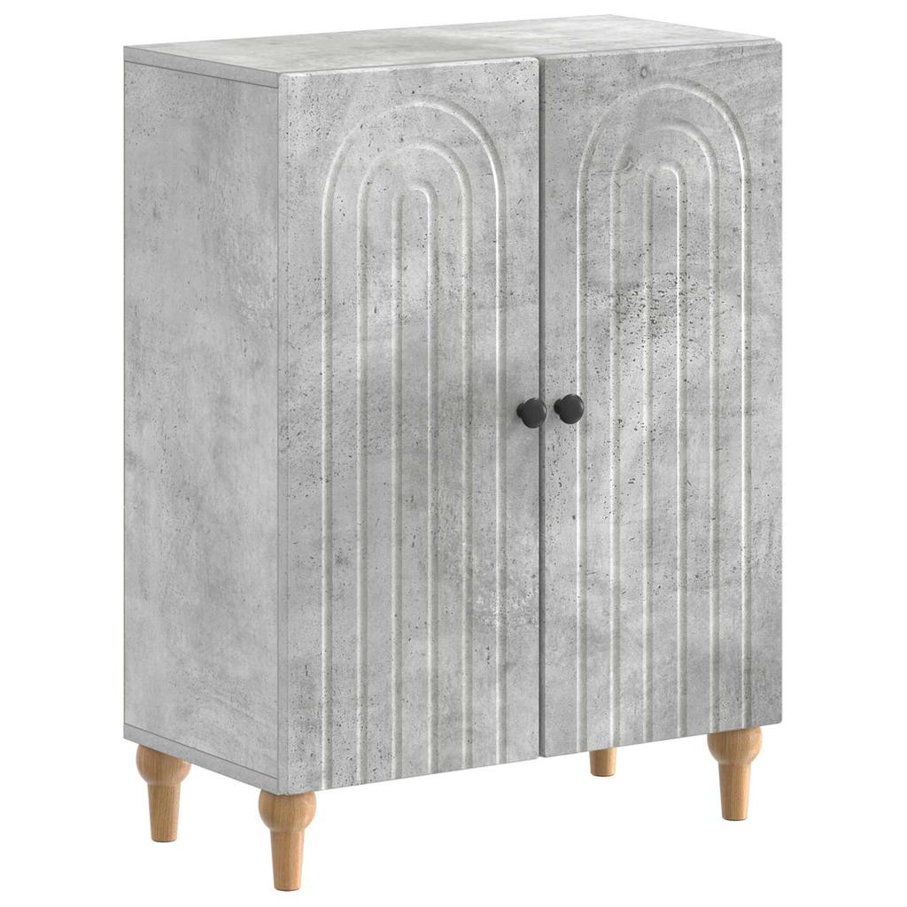 Bathroom Storage Cabinet ALKMAAR Concrete Grey