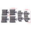 1 Set Motorcycle Front and Rear Brake Pads Discs Kit for Suzuki AN250 AN250SS AN400 AN400SS Burgman Skywave 1998-2006