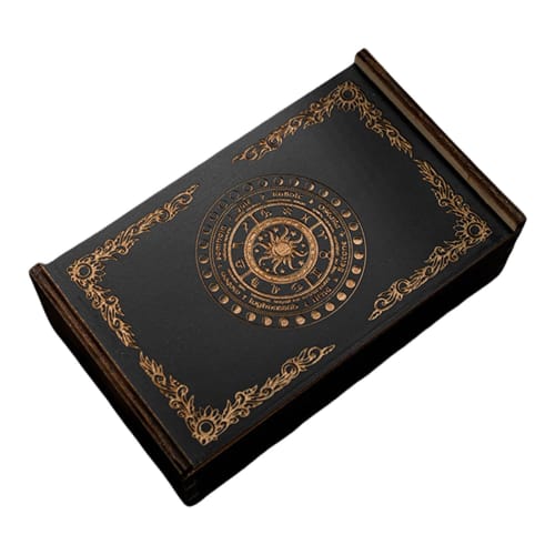 Empty Card Storage Case Playing Card Box Packing Card Holder Box Tarot Container Storage Case Wooden Game Card Box
