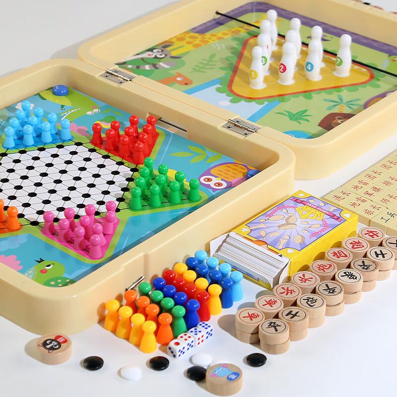 Brangdy Набор из 53 деревянных развивающих настольных игр