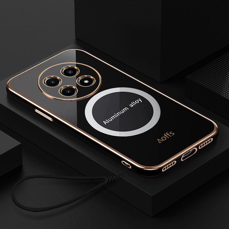 Для Realme 12 5G Чехол Realme 13 12X 5G Narzo 70X 5G Чехол для телефона Покрытие Магнитное притяжение Ударопрочный силиконовый задний чехол