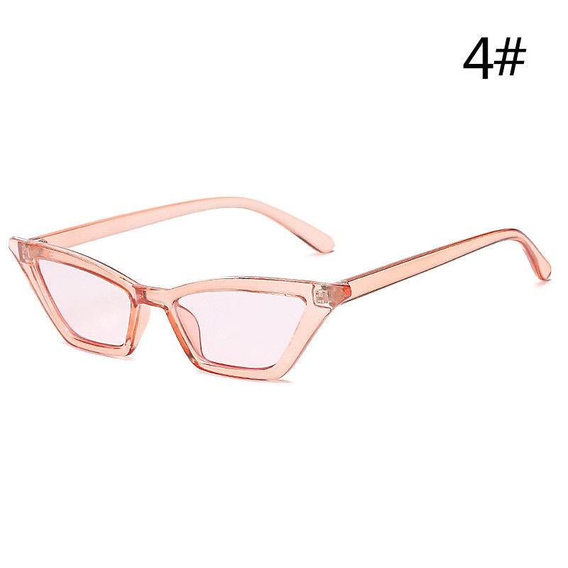 Trendy Women Cat Eye Design Sunglasses With Retro Small Eyeglass And Uv Protection