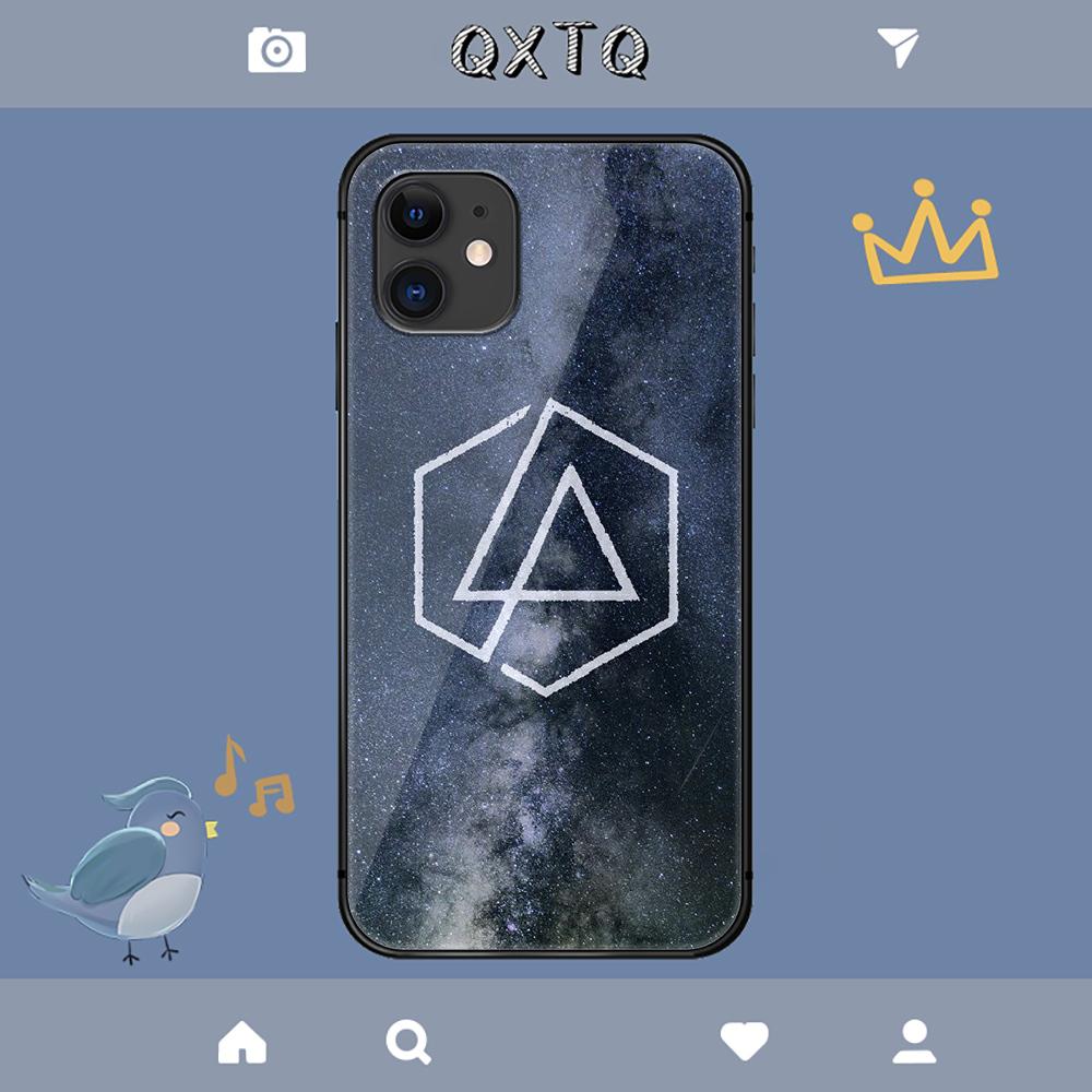Чехол для группы Linkin Rock Park для iPhone Samsung Galaxy Redmi Note S 17 16 15 14 13 20 24 25 54 Pro Max Ultra Fe Чехол из закаленного стекла