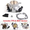 Дроссельная заслонка 70 мм с датчиками TPS и MAP для Honda Civic Si Acura B/D/F/H B16 B18 309-05-1050 Дроссельные заслонки 309051050
