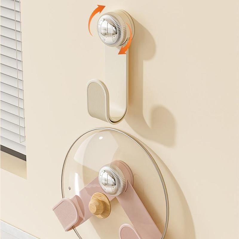 1/4pcs Suction Cup Pot Lid Rack Hook Cover Cutting Board Holder Wall Kitchen Bathroom Sucker Organizer Shelf Holder Accessories