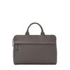 Портфель Tryon из официальной натуральной кожи, тонкий клин, деловая сумка, ручная сумка, мужской, большой вместимости, подходит для 10-дюймового ПК, ALFA AL111, темно-серый
