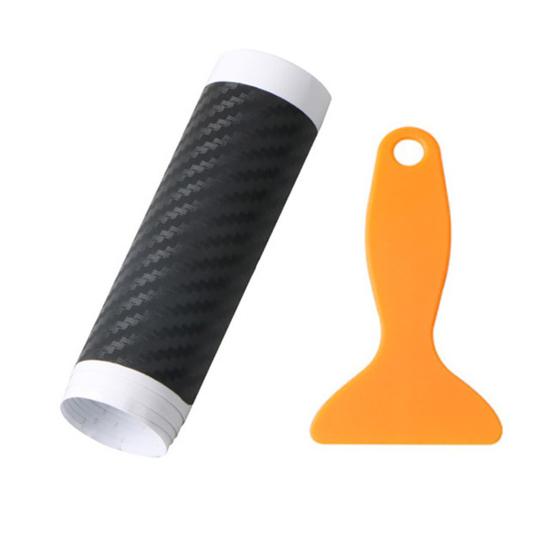Universal Car Door Bumper Sticker Waterproof PVC Carbon Fiber Trim Strip Protective Film Anti-Scratch