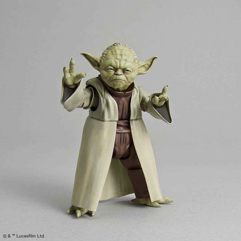 BANDAI SPIRITS Star Wars Yoda Plastic Model Package 1/6 Color-coded (new Version)