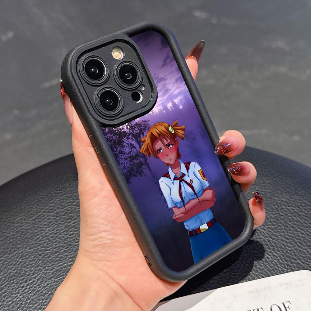 Вечное Лето Алиса Утолщенный ТПУ Чехол для Мобильного Телефона для iPhone 17 16 15 14 13 12 11 Air Pro Max Plus Цветной Чехол