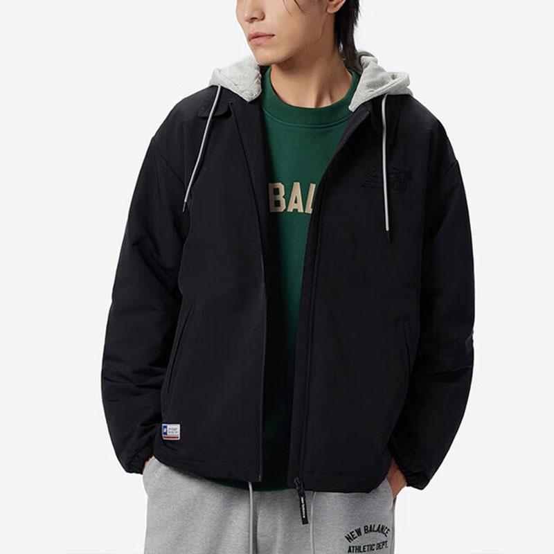 New Balance Мужская пуховая куртка черная NQE11011-BK