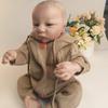48 см имитация куклы-реборна Levi Awake Reborn Baby Doll тканевое тело куклы