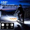 USB Rechargeable Solar LED Bike Headlight and Horn 3 Lighting Modes Handlebar Mounted