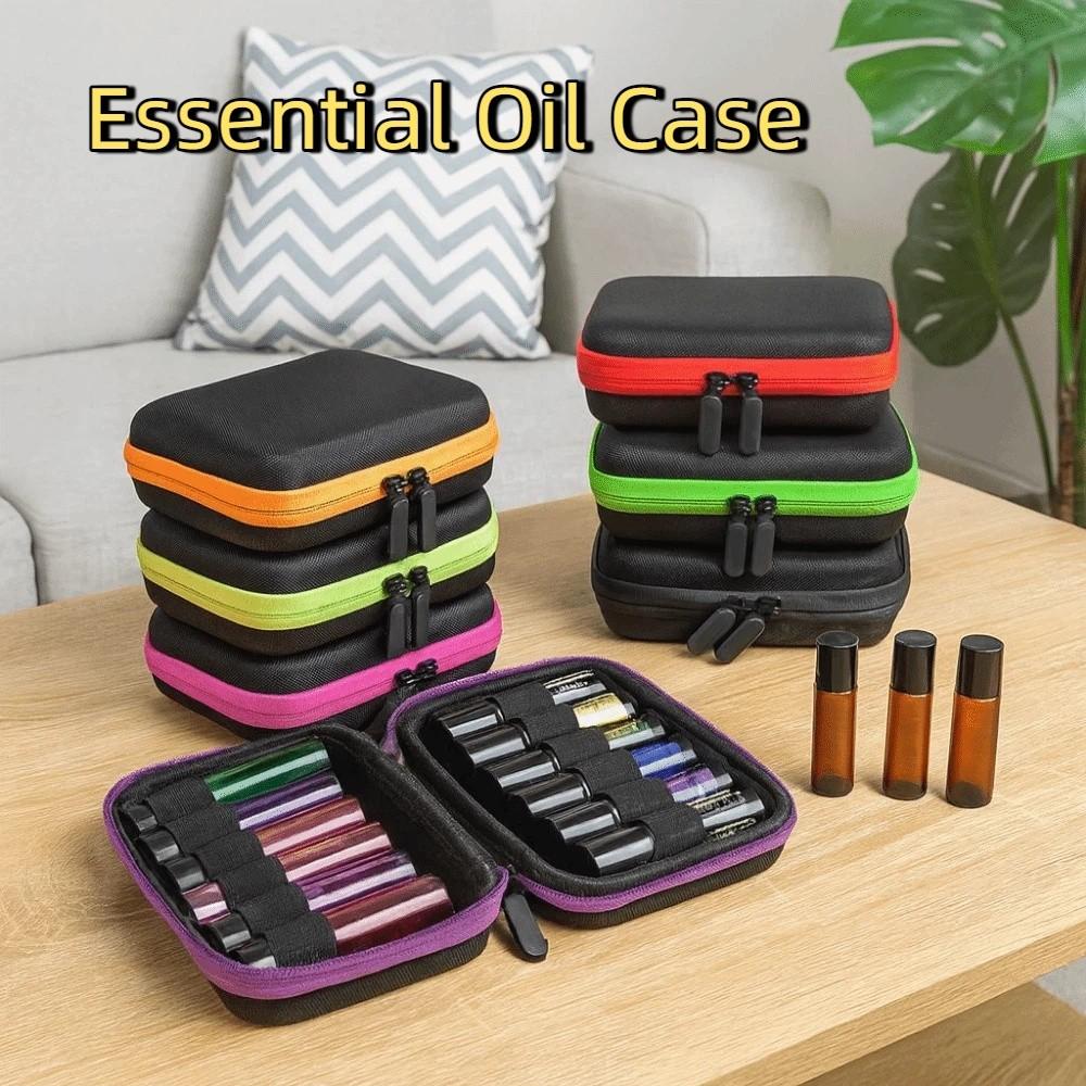 10ML Capacity Essential Oil Case Shockproof Perfume Box Essential Oil Storage Bag Roller Bottles