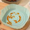 Silicone Tray For Air Fryer Oven Baking Tray With Handle Fried Chicken Pizza Mat Without Oil Silicone Pot Airfryer Accessories