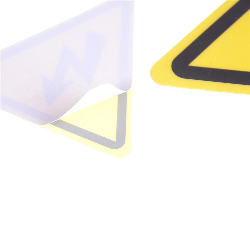 2PCS 3.6cm,5cm,8cm,10cm,15cm PVC Danger High Voltage Electric Warning Safety Label Sign Decal Sticker