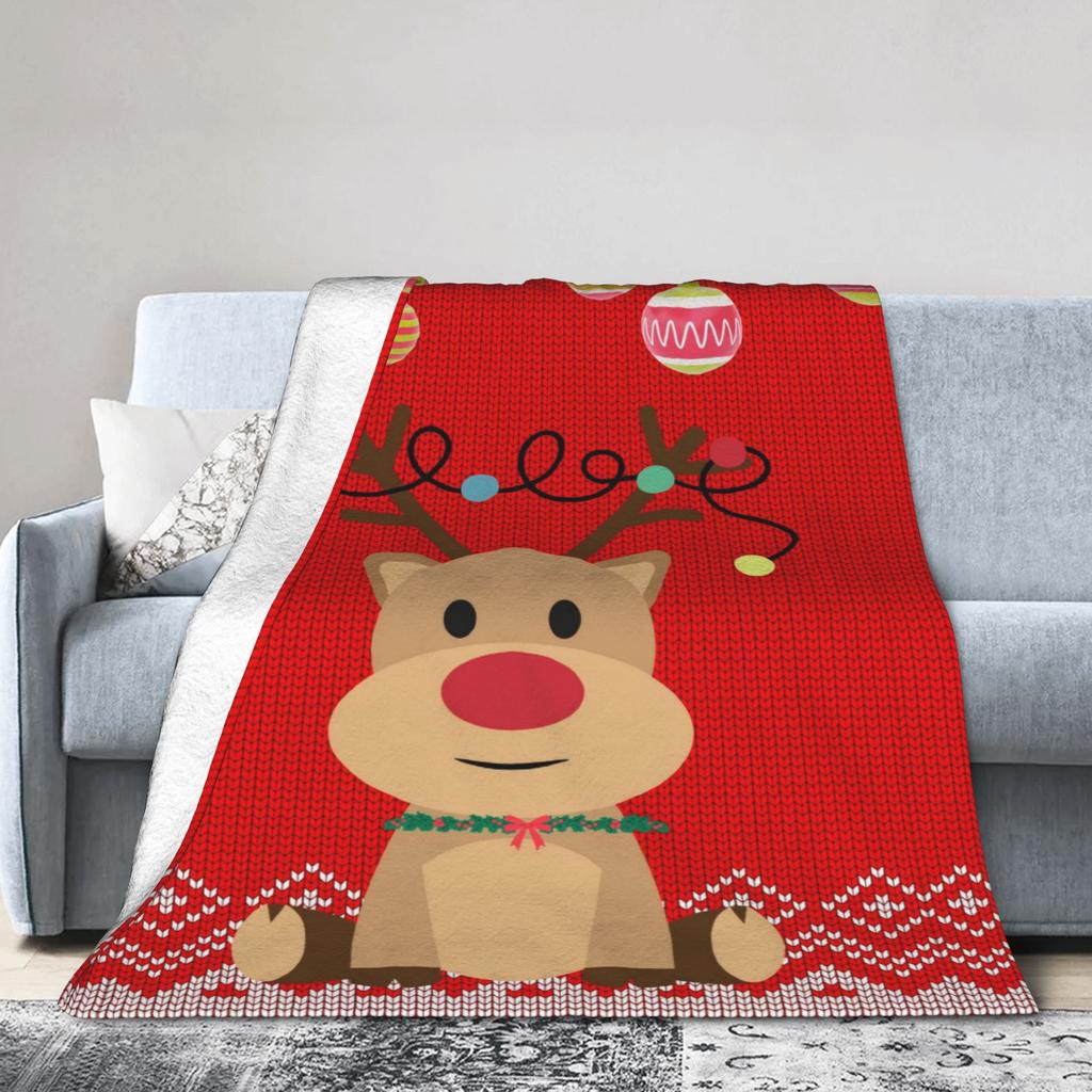 Рождественский Санта Клаус Супер Теплое Одеяло Детский Плюшевый Постельный Комплект Накидки Удобный Домашний Декор Фланелевое Покрывало На Кровать Чехол На Диван-Кровать