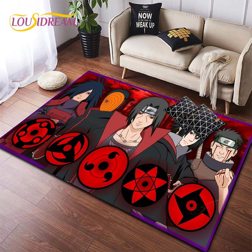 Anime Naruto Carpet Kids Carpets Living Room Tea Table Mats Bedroom Rug Washable Floor Mats Household Area Mat Dinosaur Rug