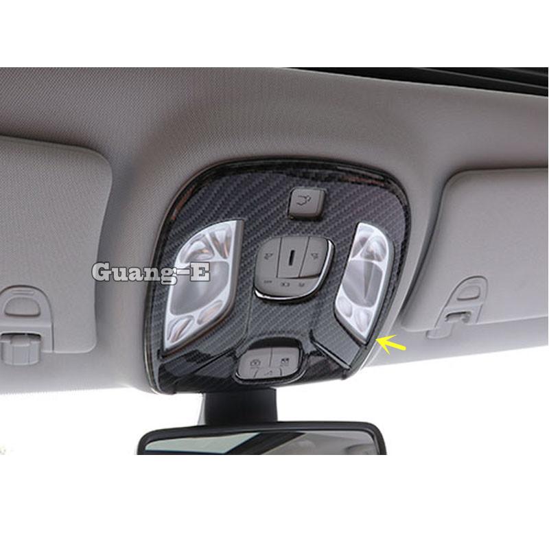 For Jeep Compass 2017 2018 Car Inner Cover Stick Front Head Read Reading Switch Light Lamp Frame Trim Hood