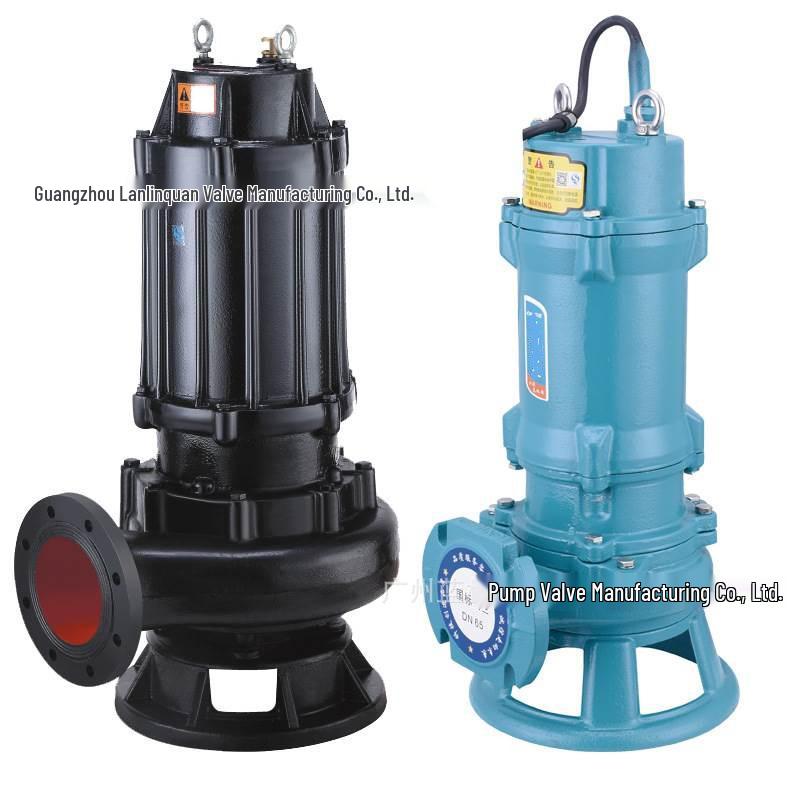 New 100WQAS60-12-4 Sewage Sludge Cutting Submersible Pump for Septic Tanks