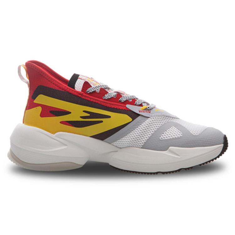 Li Ning Exceed Амортизирующие Нескользящие Износостойкие Низкие Беговые Кроссовки Мужские Алый AGLQ029-1