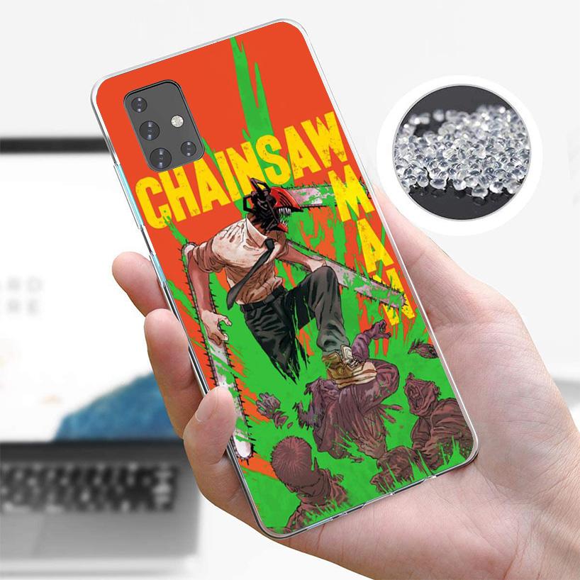Anime Chainsaw Phone Case For Samsung Galaxy A52 A32 A22 A12 A51 A31 A50S A30S A20S A10S Note 20 Ultra 10 Plus S10 A72 A71 Galax