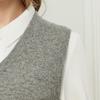 Hengyuanxiang Women's 100% Wool V-Neck Sweater Vest