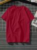 Breathable And Soft Polyester Unisexs Plus Size Casual Tshirt Machine Washable Plus Size