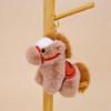 HOT! Cute Zodiac Horse Keychain Plush Toy Kawaii Stuffed Doll Bag Pendant Decoration Backpack Hanging Year Gift