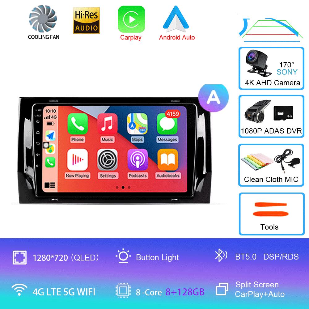 Автомобильный радиоприемник Android 14 для Skoda Kodiaq 2016–2021 Karoq NU7 2017–2021, мультимедийный видеоплеер, навигация, стерео GPS Andro