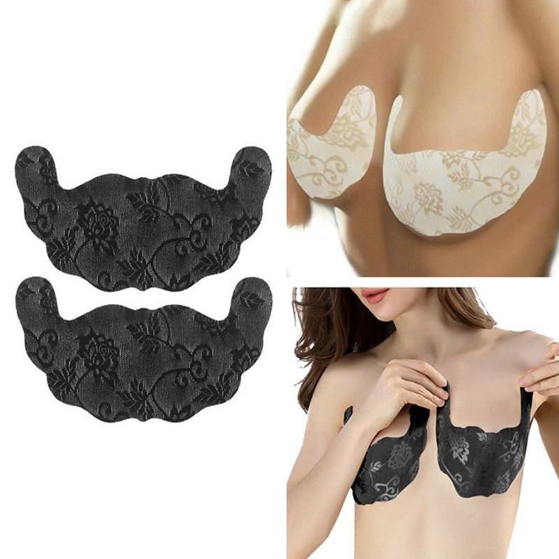 Женские наклейки на грудь, бюстгальтеры, накладки на соски, многоразовые накладки на грудь, подтяжка ленты, накладки на соски, наклейки