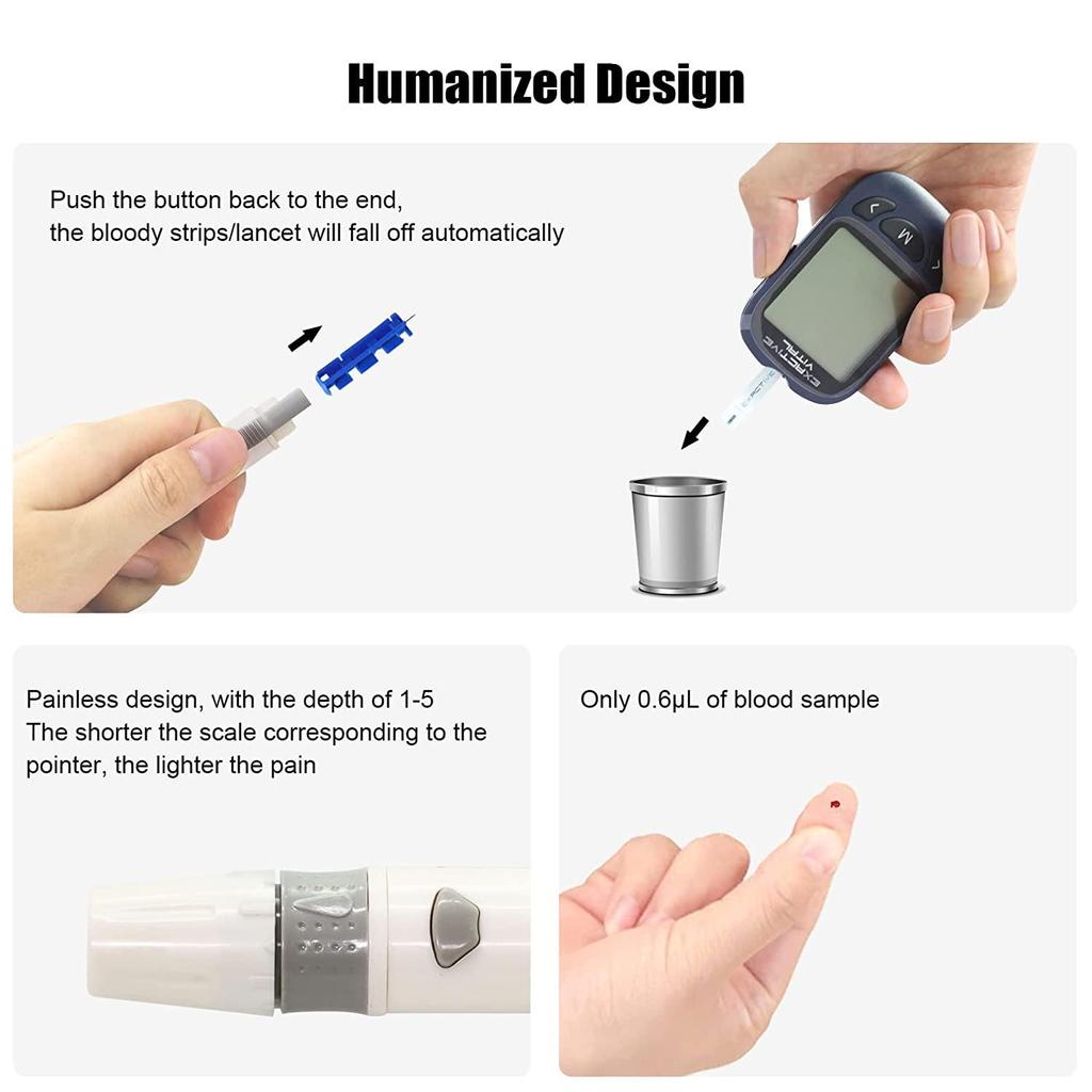 Глюкометр EXACTIVE VITAL с тест-полосками и ланцетами для экспорта