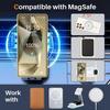 Прочный Магнитный Чехол Magsafe Для Samsung Galaxy S25 S24 S23 S21 FE S22 Ultra Plus Роскошное Гальваническое Покрытие Силиконовый Мягкий Прозрачный Тонкий Чехол