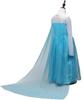 [nightbaby] Frozen Cosplay Princess Dress for Girls, 7-Piece Set, Includes Anna and Elsa Dresses, Perfect for Transformation, Stage Outfits,
