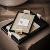 Handmade Woven Leather Storage Tray Rectangle Cake Fruit Dessert Tray  Water Cup