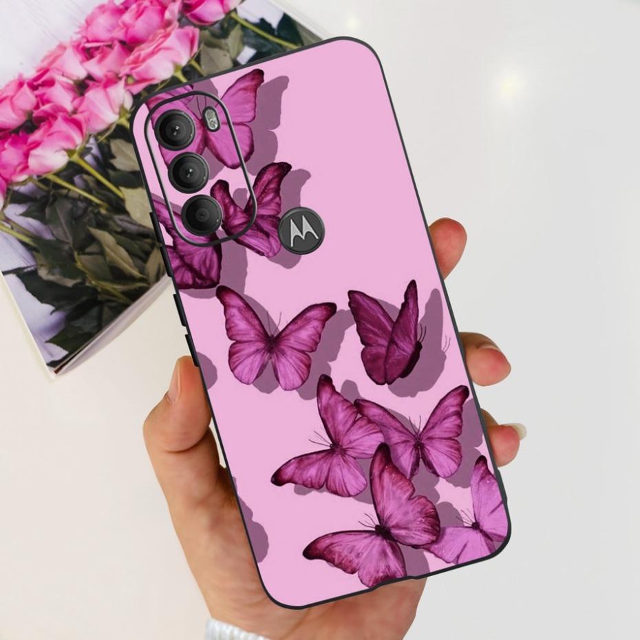 Lovely Printing Case For Motorola Moto G71 5G Soft TPU Black Silicone Back Cover For MOTO G71 G 71 5G XT2169-1 Phone Cases