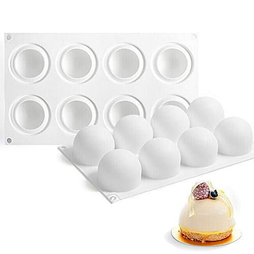 3D Spherical Silicone Mold, Mousse Cake Baking Mold, Baking Cake Silicone Mold